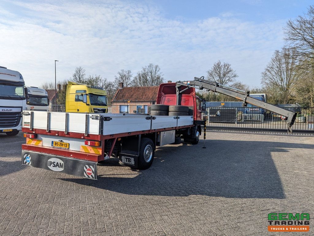 DAF LF 55.180 4x2 Daycab – Schaltgetriebe – 223.000 km – Hiab 045-1 – Offene Ladefläche 6.35m - NL truck