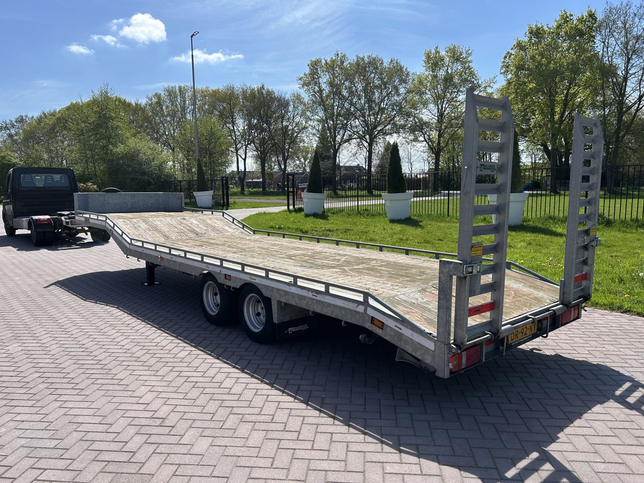 Veldhuizen 8,0-tons Semi-dieplader be oplegger (2019)