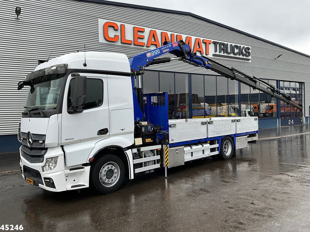 Mercedes-Benz Actros 1833 Euro 6 HMF 21 Tonmeter laadkraan