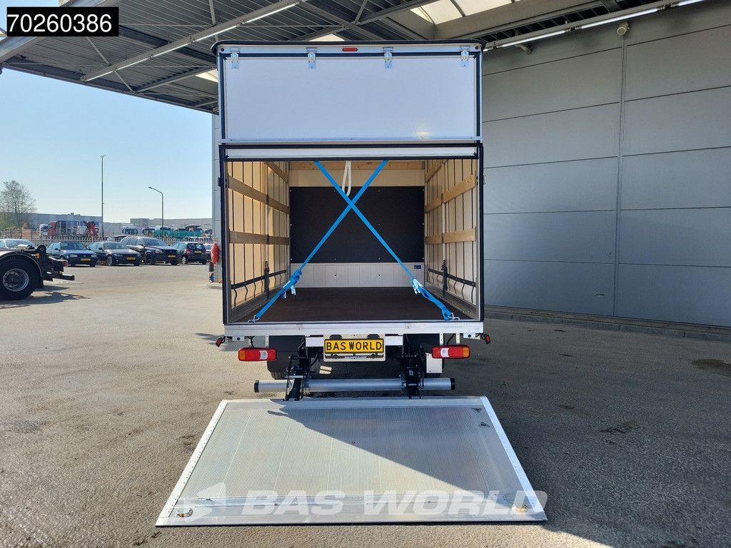 Iveco Daily 35C21 3.0L Automaat Schuifzeilen met Laadklep ACC LED Bakwagen Schuifzeil Zeilen Koffer Meubelbak 22m3 A/C