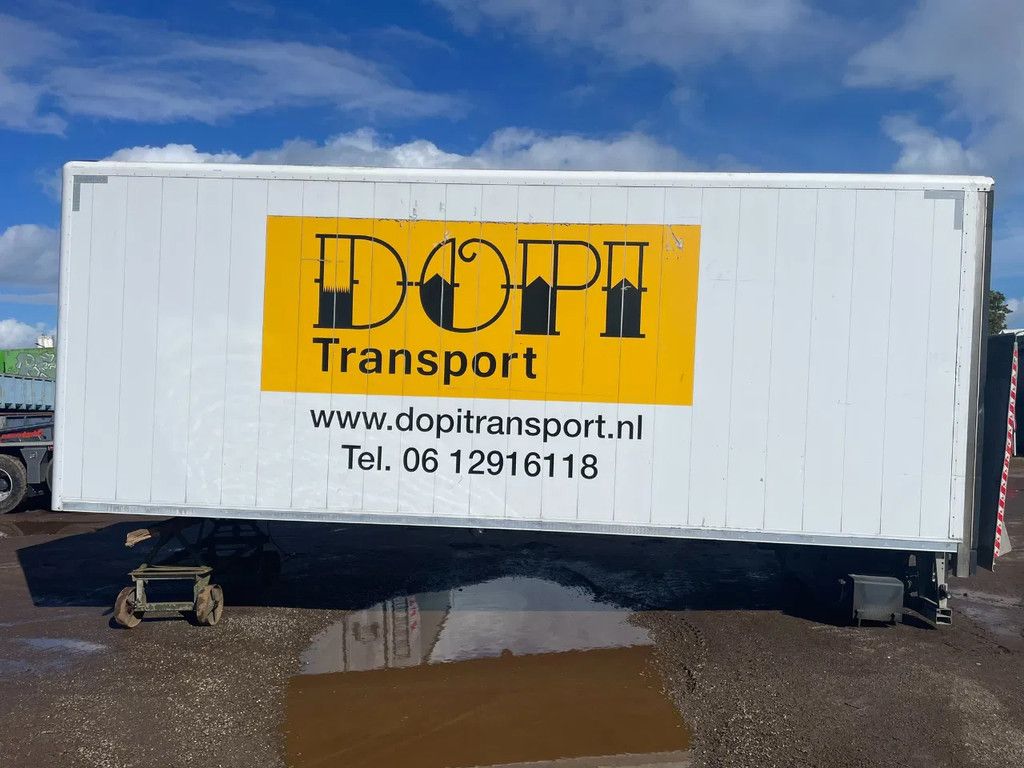 ALL-IN Containers dichte bak voorzien van laadklep