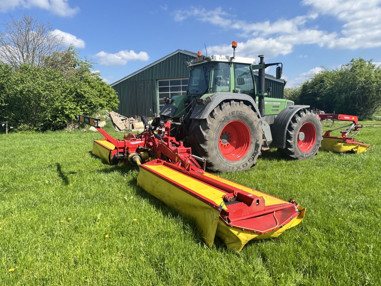 Fella SM 911 TL + SM 310 FZ maaier zonder kneuzer vlindermaaier