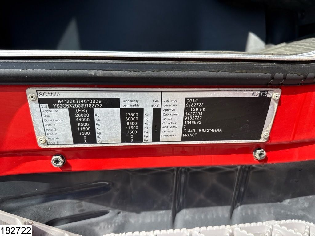 Scania G 440 6x2, EURO 5, Retarder, Hubreduction