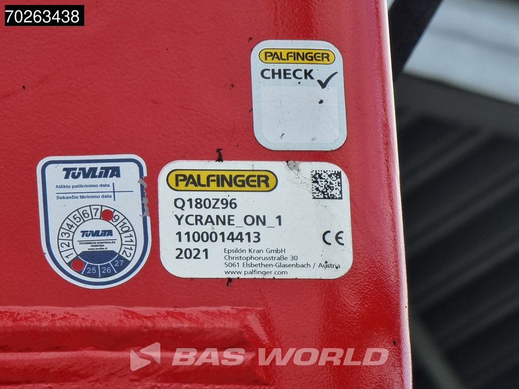 Renault K 520 6X6 Holz Kran Palfinger Q180Z96 6x6 Big-Axle Steelsuspension