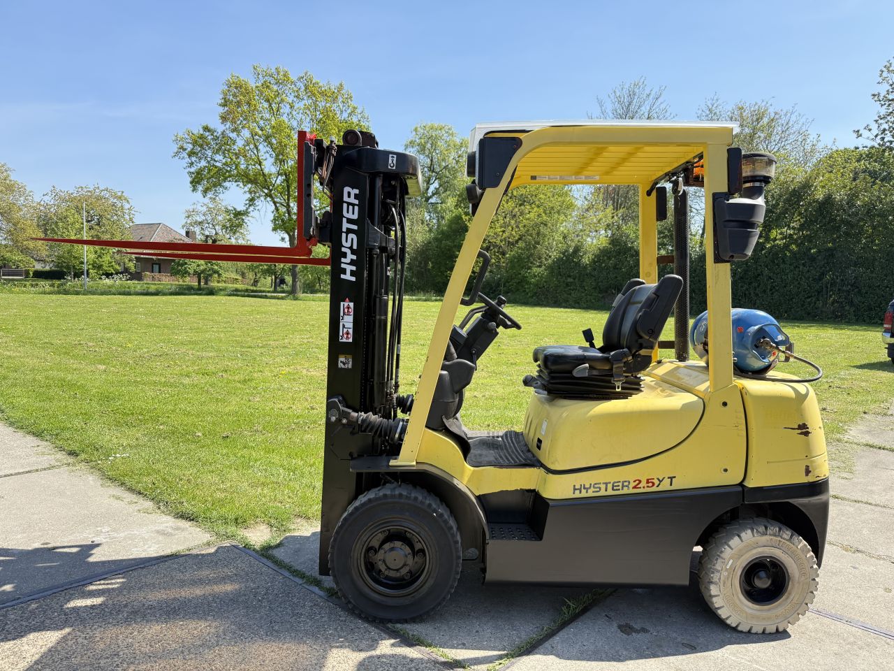 Hyster 2500KG LPG BJ2018 3500uur triplex 4.9M Sideshift