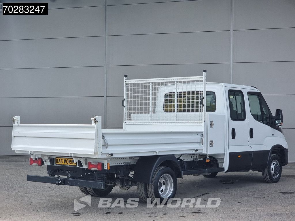 Iveco Daily 35C16 3.0L Open Laadbak Dubbel Cabine met Kist Navi 3,5t trekhaak Dubbellucht Airco Cruise Pritsche Pickup Open Box Klima DOKA AHK Tempomat