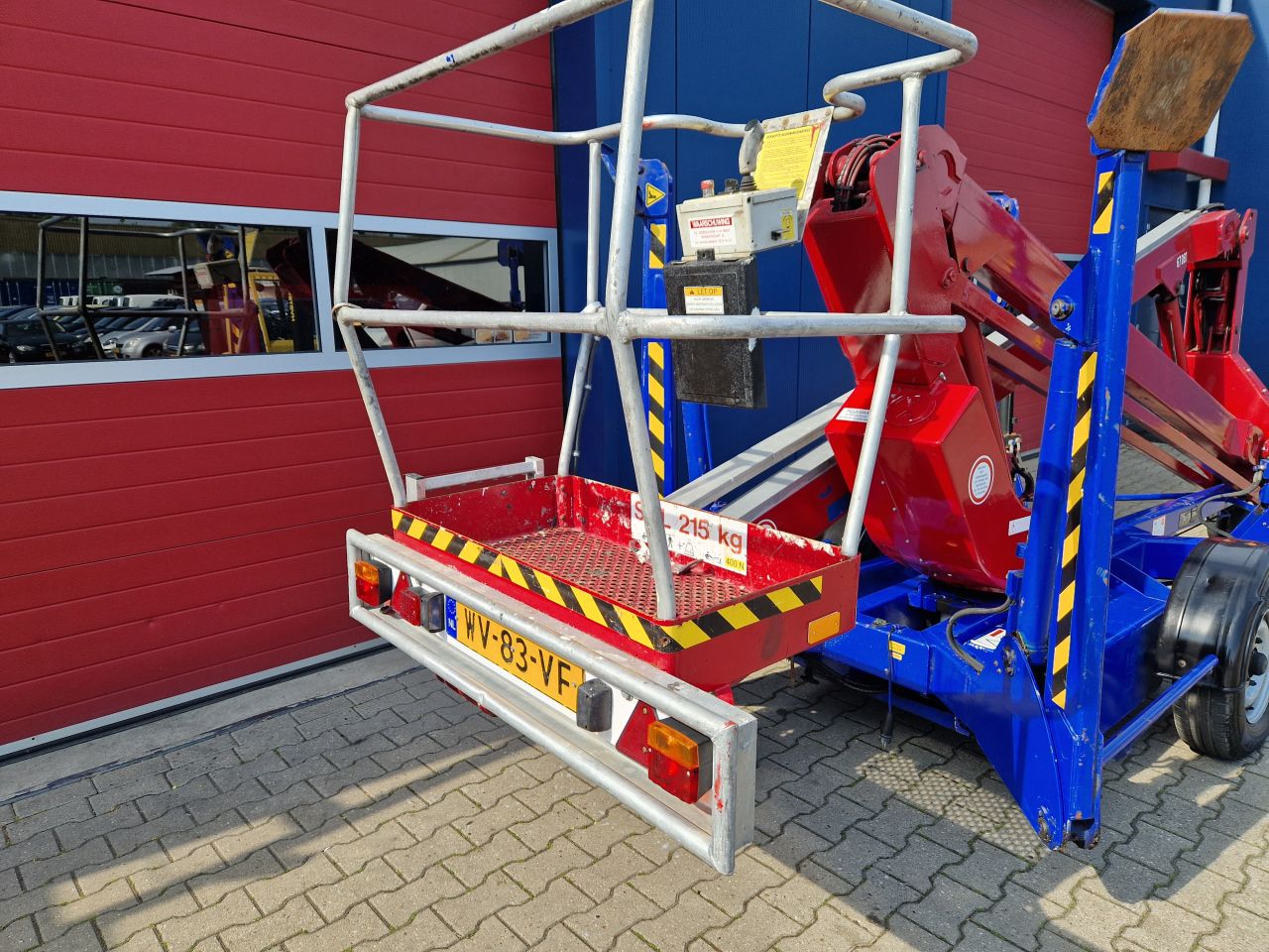 UPRIGHT TL49 AANHANGER HOOGWERKER 17 METER 230V EN ACCU