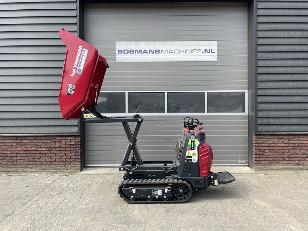 TE HUUR Yanmar C08 hitip rupsdumper hoogkiep