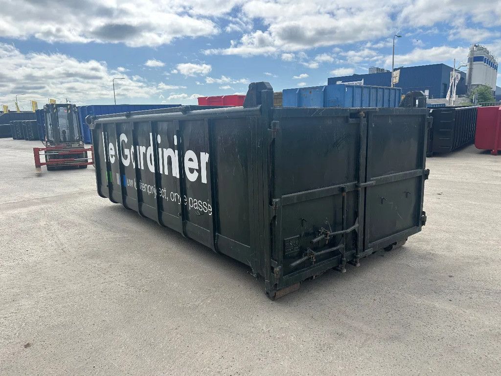 Vossebelt 16m3 met Franse deuren en hydraulische kleppen