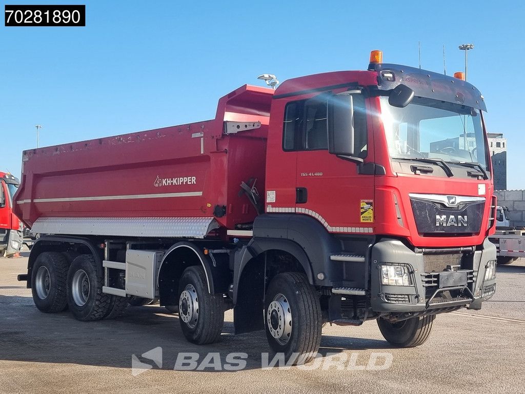 MAN TGS 41.480 8X8 8x8 Big-Axle Steelsuspension 20m3 Tipper Euro 6
