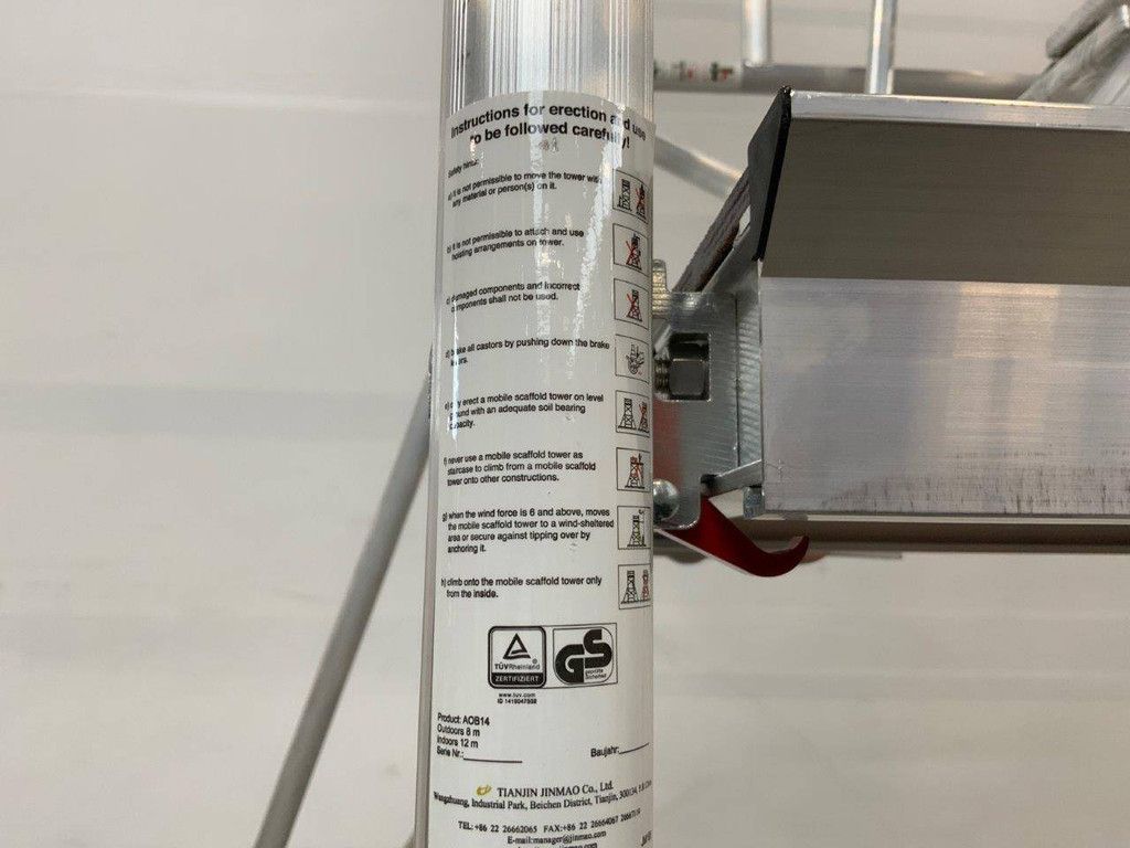 RTE Rolling scaffolding aluminum 5.2M 2024