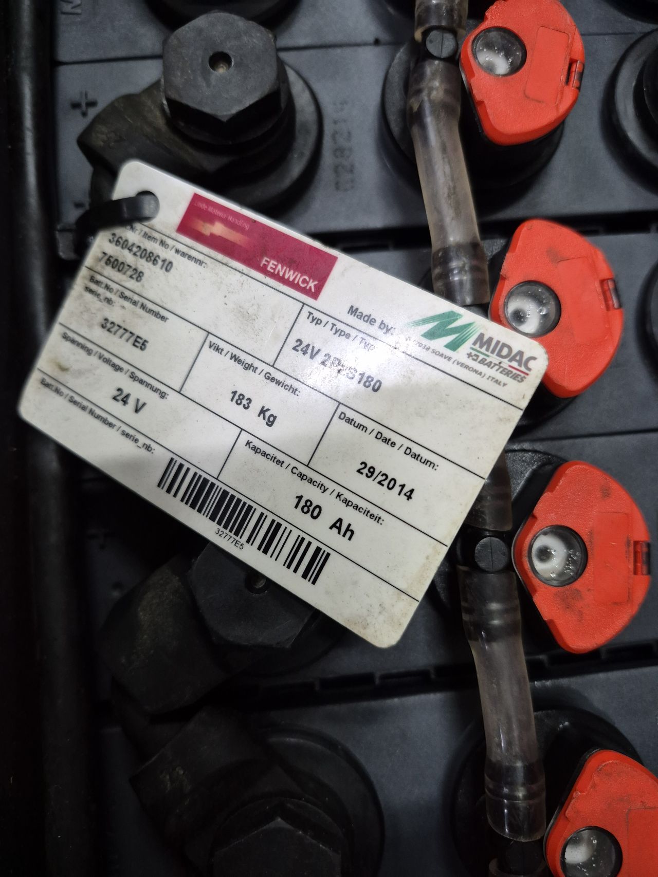Linde T16L stapelaar/palletwagen 608 uur bj 2014