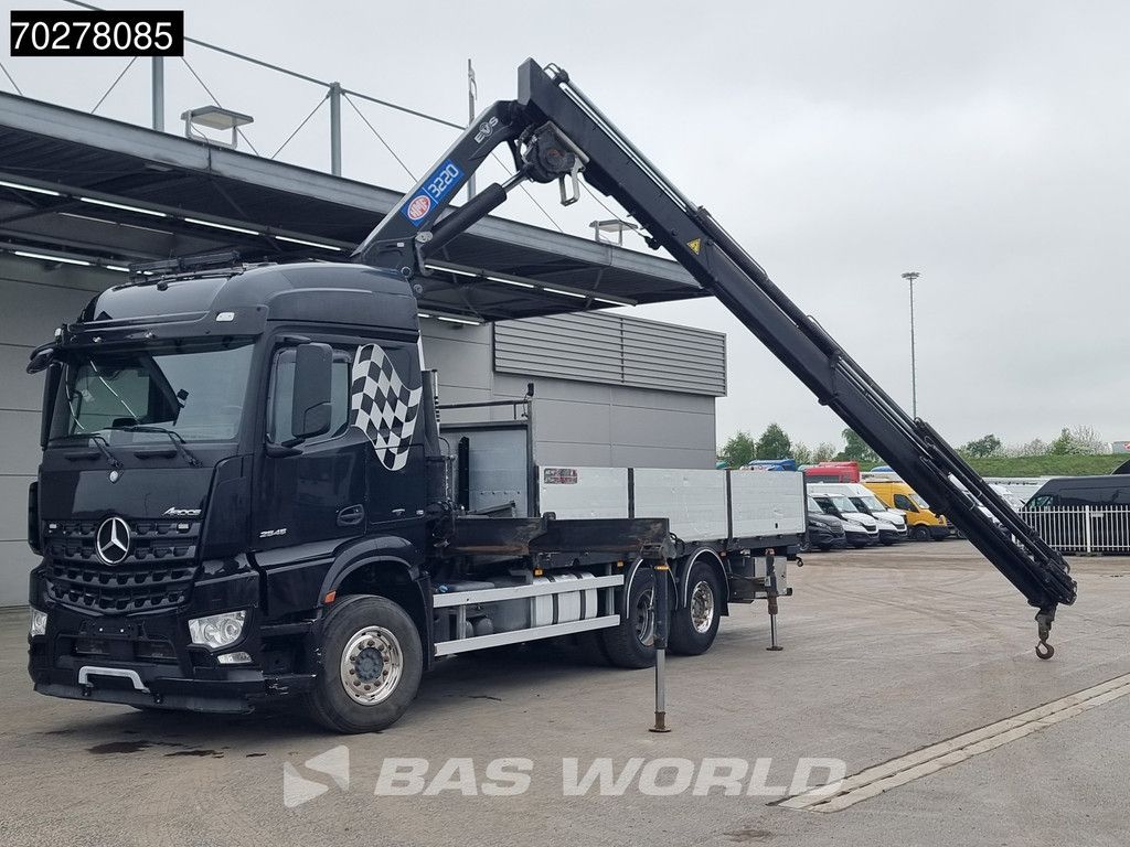 Mercedes Arocs 2545 6X2 HMF 3220-K8 Kran Crane Liftachse Xenon Euro 6