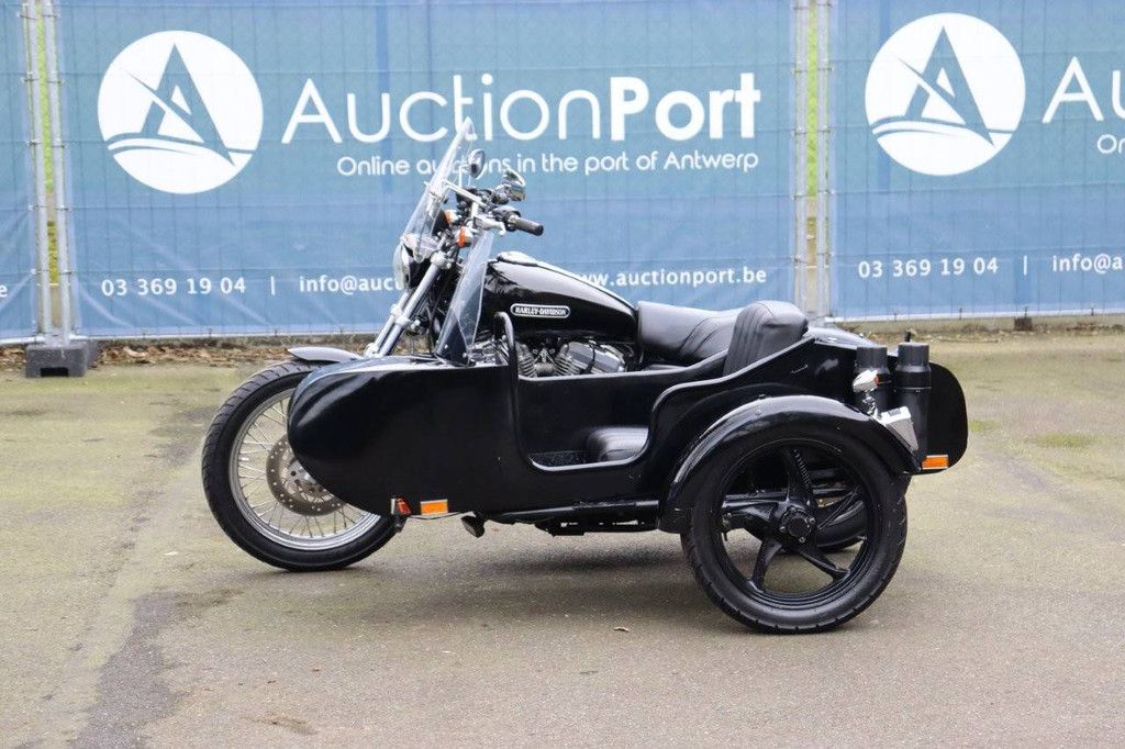 Motorcycle Harley-Davidson Sporster XL883 + Side Car Petrol 2009