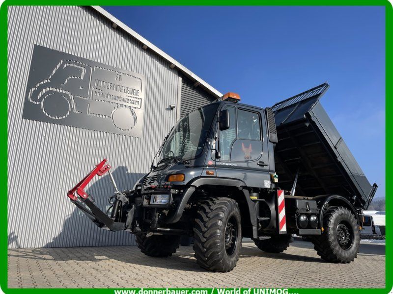 Mercedes-Benz Unimog U400 Agrar , 6 Zylinder, 7500 kg, 1.Hand , Scheckheft