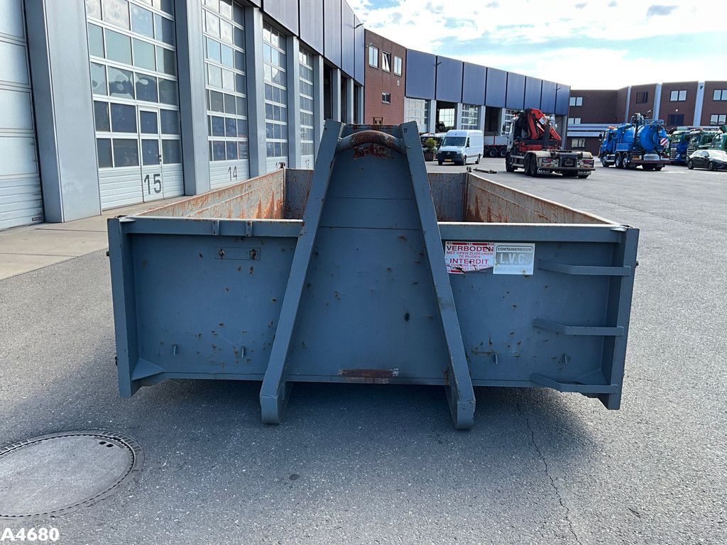 Container 10m³ met demontabele zijborden