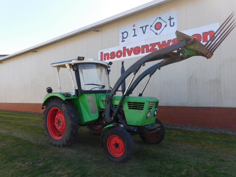 Deutz-Fahr D5006 Schlepper / Ackerschlepper mit Frontlader + Mistgabel
