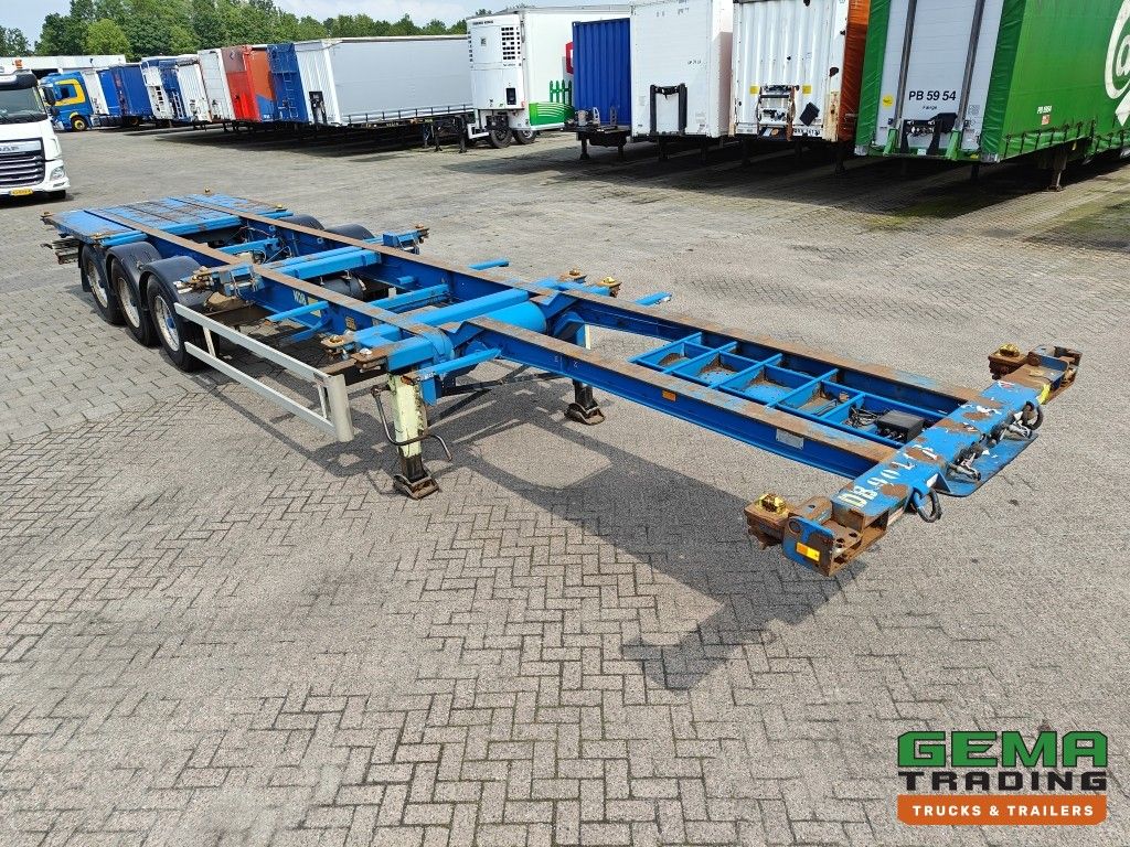 Krone SDC 27 3 assen BPW - DrumBrakes - 5340KG - 2x 20FT 1x 30FT 1x40FT (O1865)