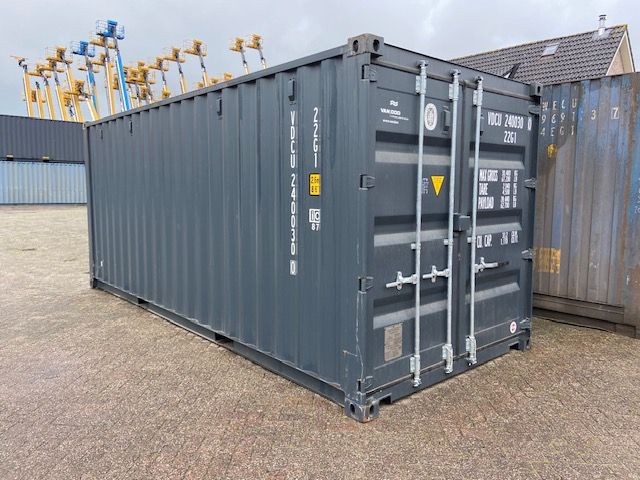 20ft container nieuw , kleur grijs