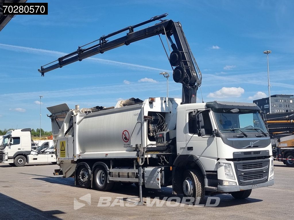 Volvo FM 370 6X2 Hiab X-Hipro 162 Kran GeesinkNorba Lift+Lenkachse VEB Euro 6