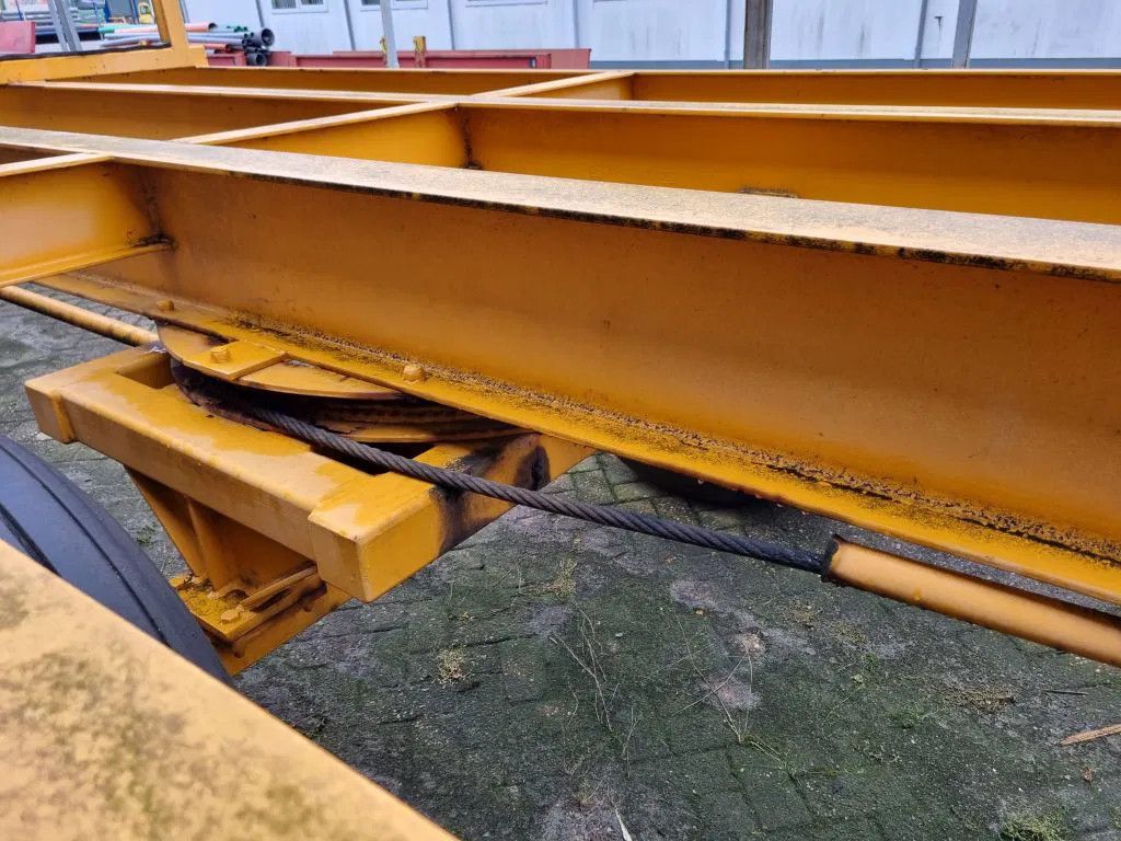 AGPRO 24 M LANG buizen aanhanger dubbel gestuurd