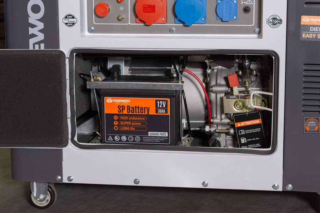 4x Generator Daewoo DDAE10500DSE-3G Diesel 8.1kVA Nieuw