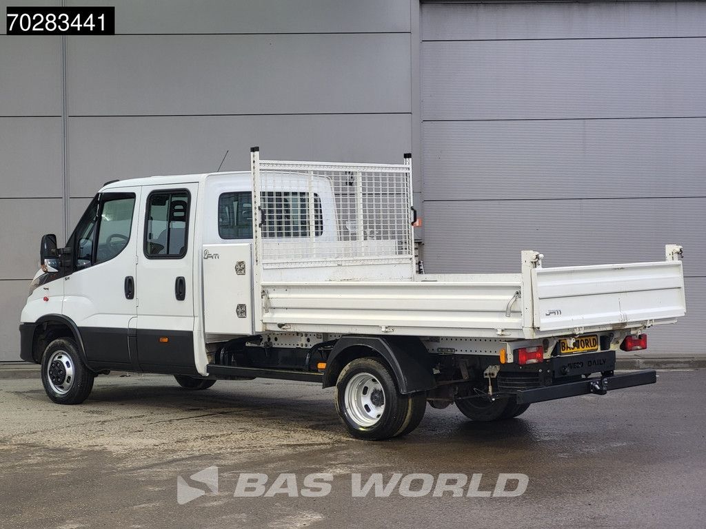 Iveco Daily 35C16 3.0L Open Laadbak Dubbel Cabine met Kist 3,5t trekhaak Dubbellucht Navi Airco Cruise Pritsche Pickup Open Box A/C Double cabin Towbar Cruise control