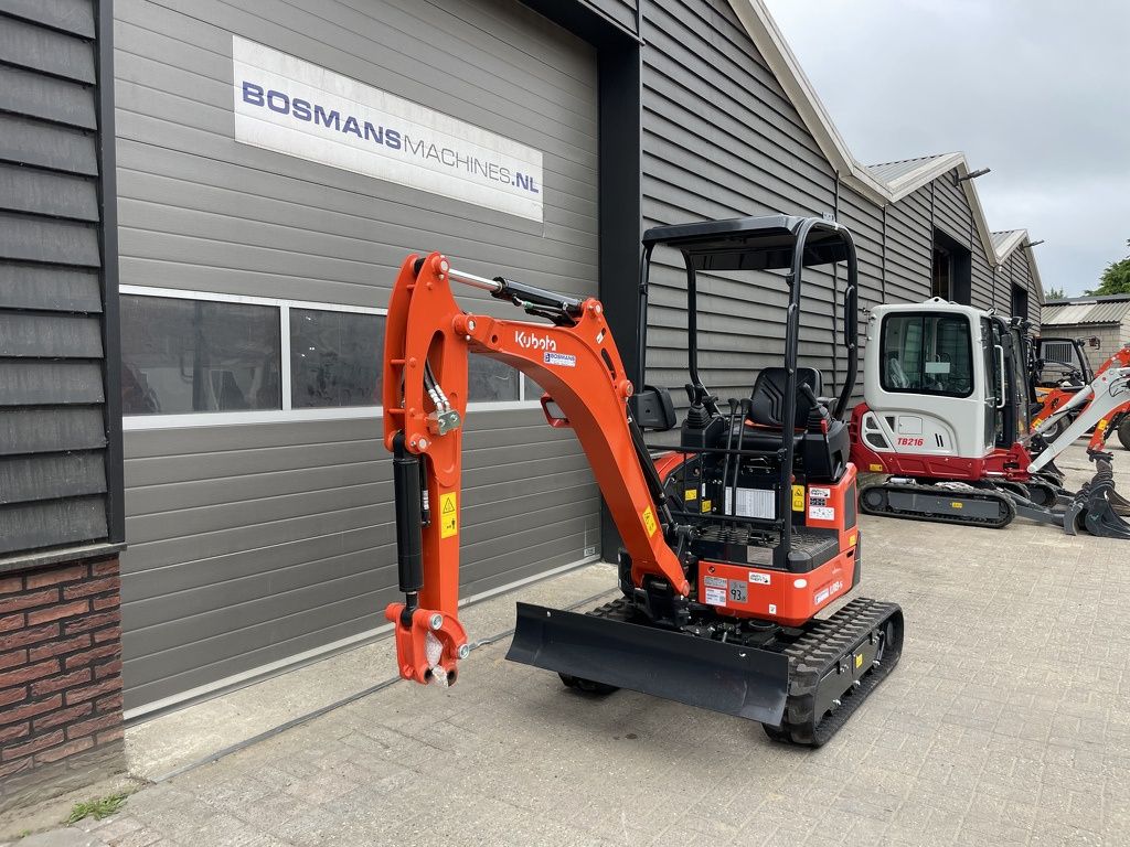 Kubota U18-5 HI minigraver NIEUW €395 LEASE