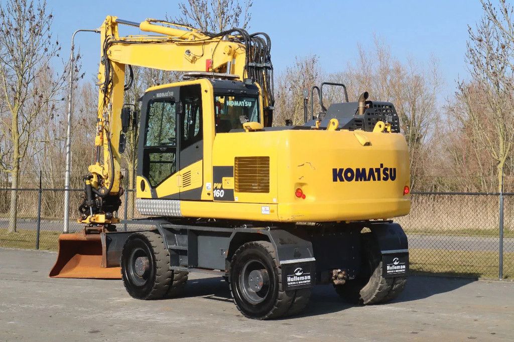 Komatsu PW160-11 | ENGCON TILTROTATOR | BUCKET | TRAILER HYDR.