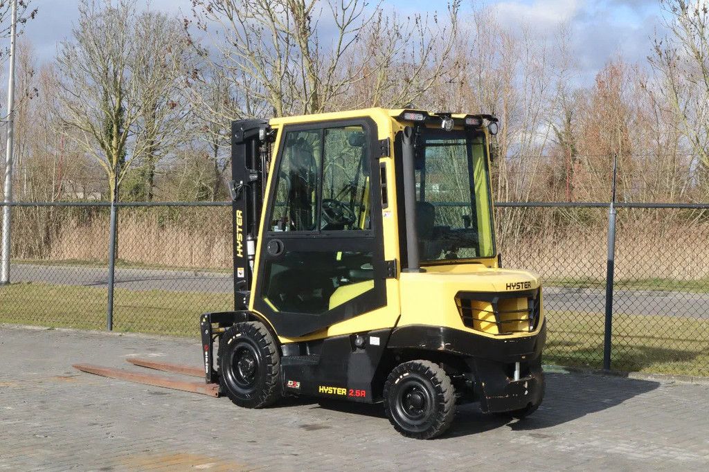 Hyster H2.5 A | BOOM SUSPENSION | SIDESHIFT | FORK EXTENTIONS | FORK POSITIONERS