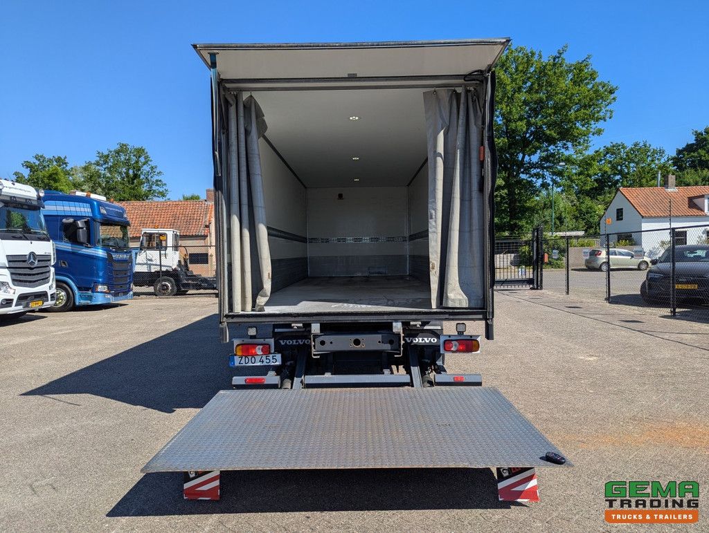 Volvo FL240 4x2 Daycab Euro6 – 12T - Geschlossene/isolierte Box 7,5 m – Boxheizung – Hebebühne 1500 kg – Kamera