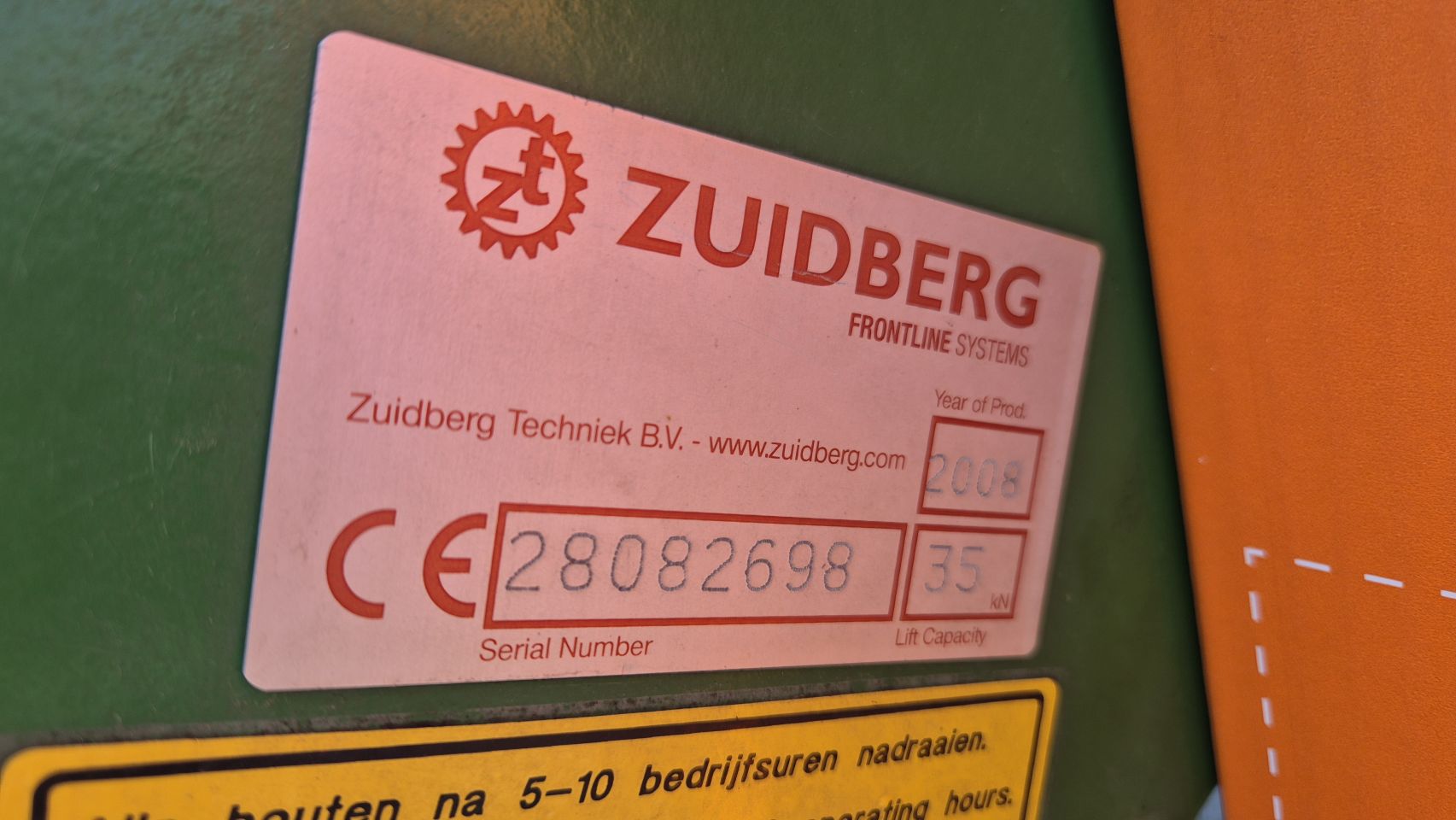 Zuidberg Fronthef en PTO voor John Deere 74/7530