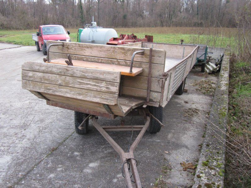 Brantner 2-Achsanhänger Kipper