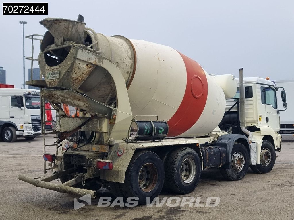 MAN TGA 32.360 8X4 Stetter 9m3 Steelsuspension Euro 4
