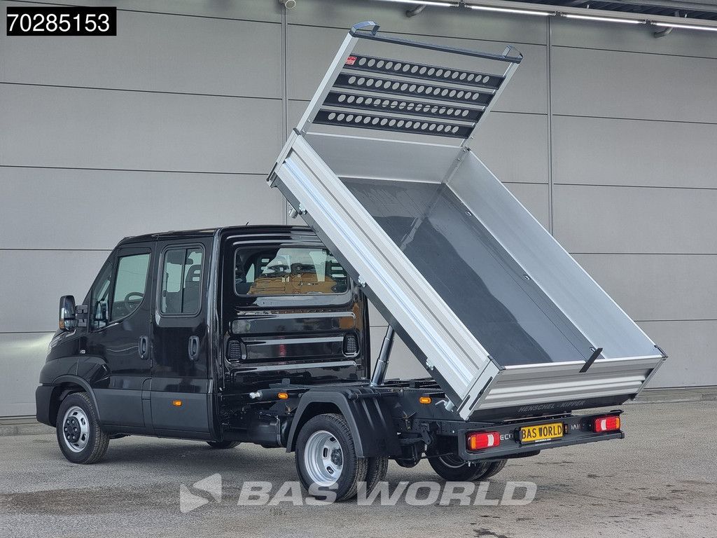 Iveco Daily 35C21 Open Laadbak Dubbel Cabine 210PK 3.0L Dubbellucht Airco Cruise LED Camera Pritsche Pickup Open Box 2m3 Airco