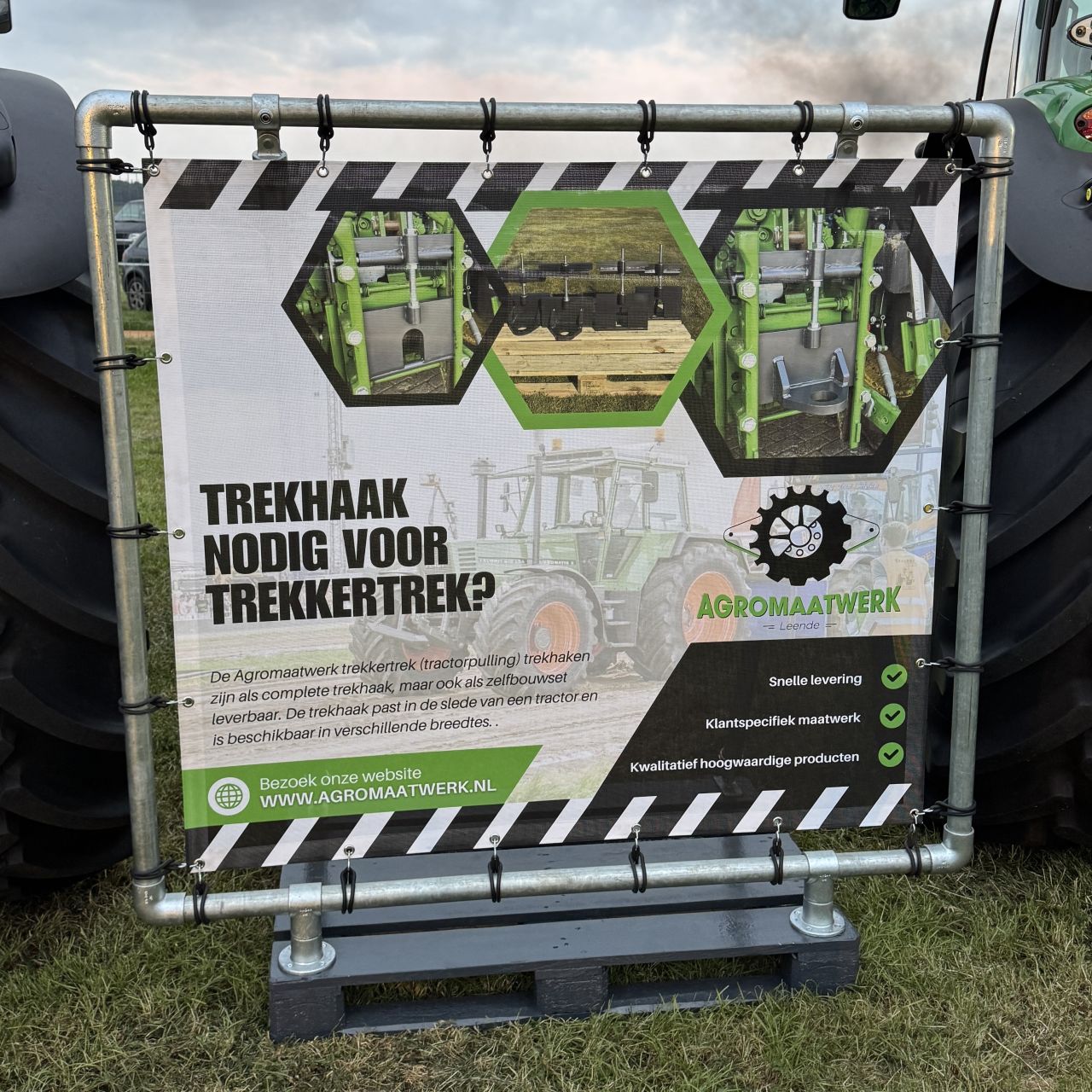 Trekkertrek (Tractorpulling) Trekhaken en zelfbouwset's