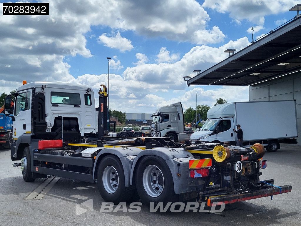 MAN TGX 28.460 6X2 20tons Marrel hooklift Lift axle Automatic Euro 6