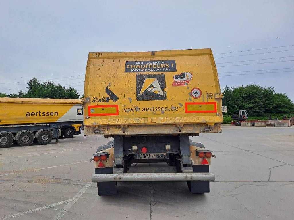 MAN TGX 18.460 + 2013 STAS 3 axle tipper trailer
