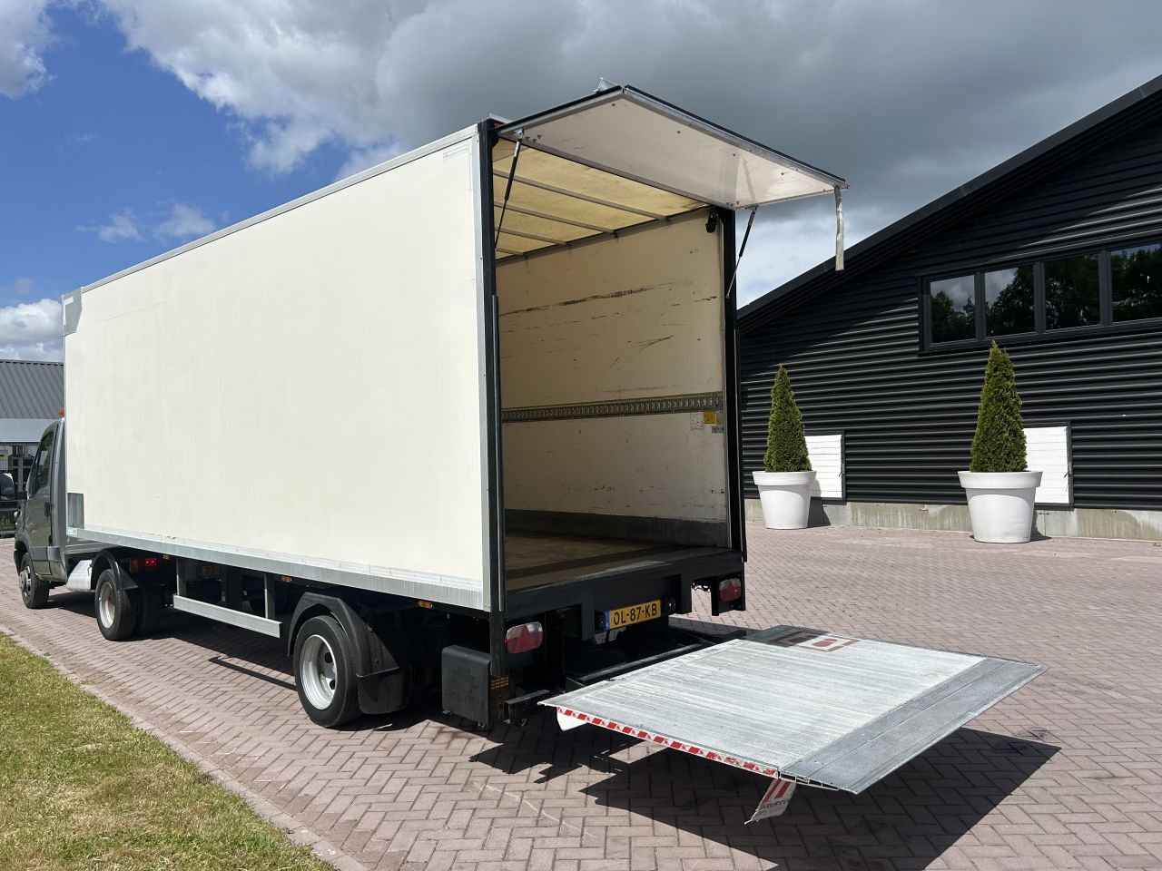 Be oplegger 7 ton kuiper met laadklep 1000kg