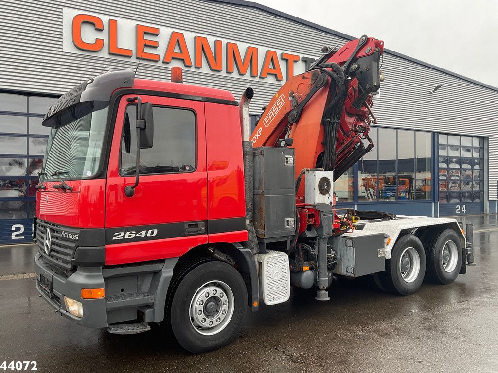 Mercedes-Benz Actros 2640 6x4 Fassi 60 Tonmeter laadkraan + Fly-jib
