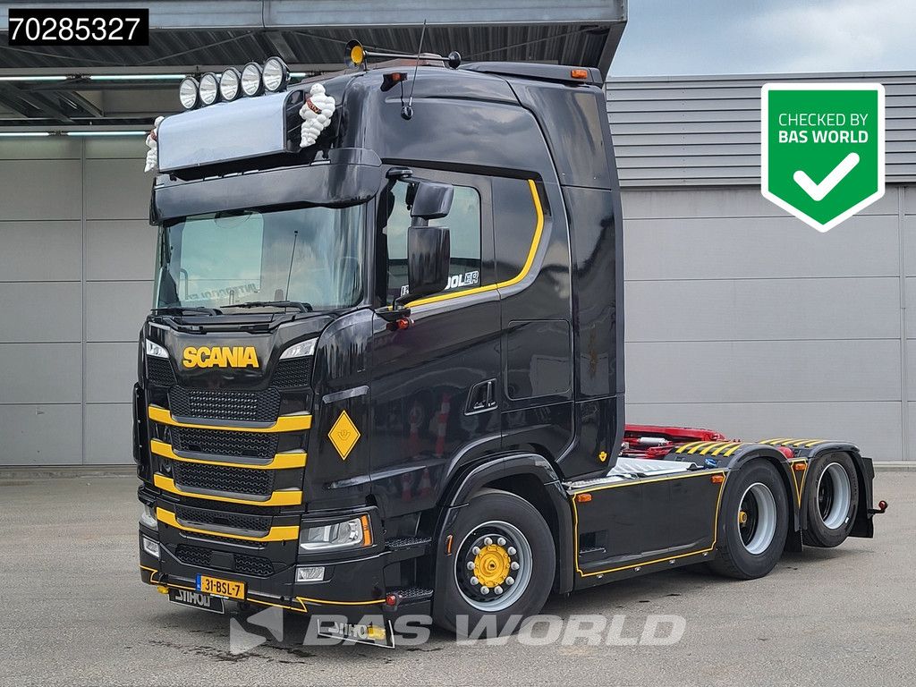 Scania S580 6X2 NL-Truck Retarder Full-Air Hydraulik Standklima ACC Navi LED