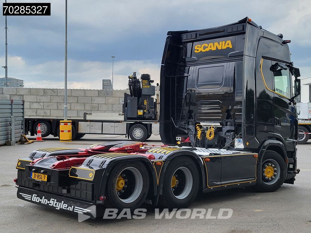 Scania S580 6X2 NL-Truck Retarder Full-Air Hydraulik Standklima ACC Navi LED