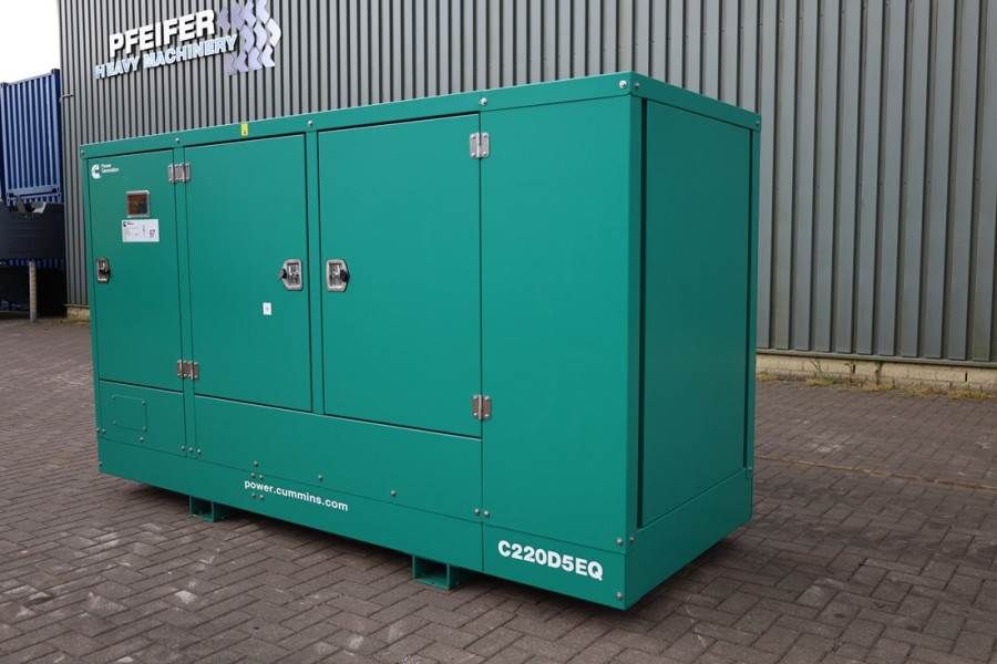 Cummins C220D5EQ Declaration of Conformity, Diesel, 220kVA