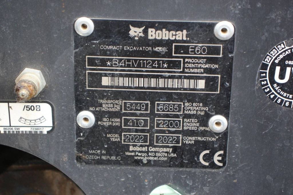 Raupenbagger Bobcat E60 Diesel 2022