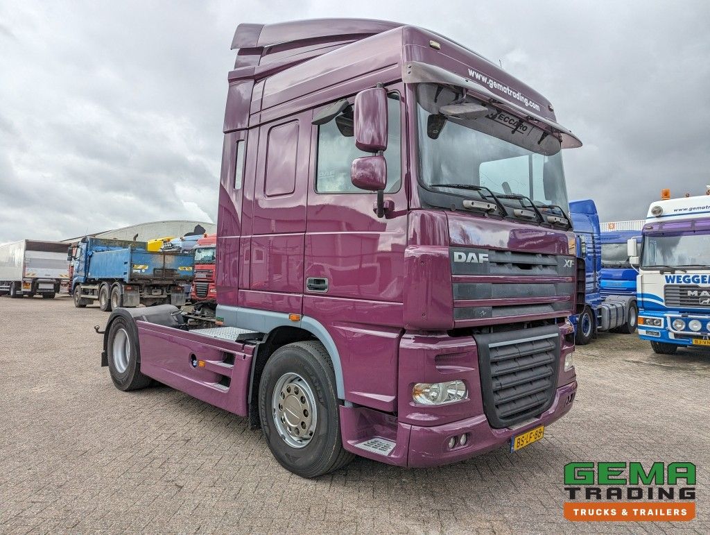 DAF FT XF105.410 4x2 Euro5 FT XF105.410 4x2 SpaceCab Euro5 - Side Skirts - Spare Wheel - Original Holland truck