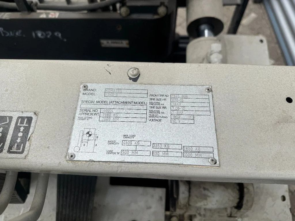 Komatsu FG 45 Heftruck LPG 4500KG