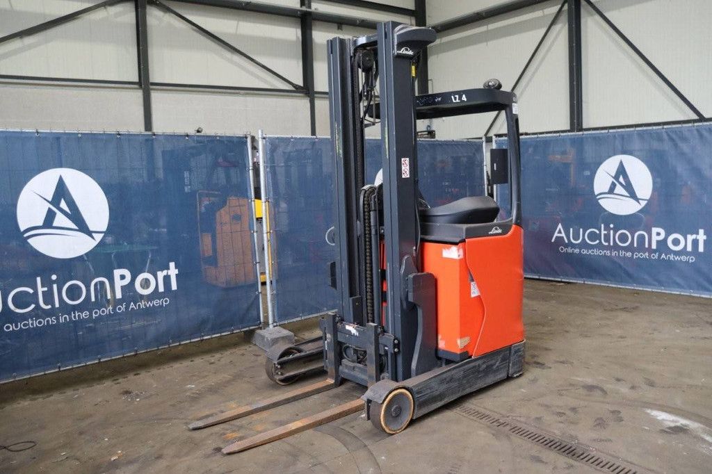 Schubmaststapler Linde R12B-01 Elektro 1200kg 6m 2018