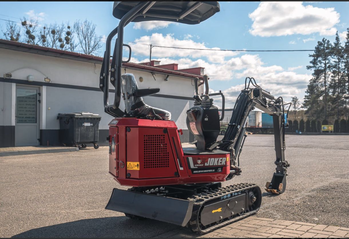 Minigraafmachine Kingway JOKER 3 bakken 3 jaar garantie