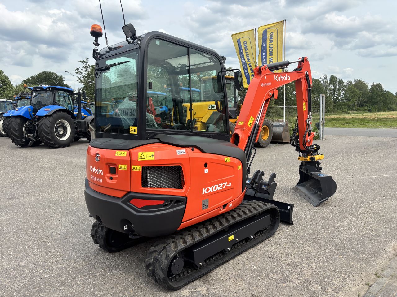 Kubota KX027-4 graafmachine Engcon