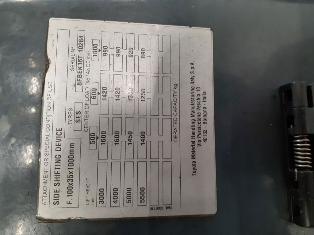 TOYOTA 8FBEK16T